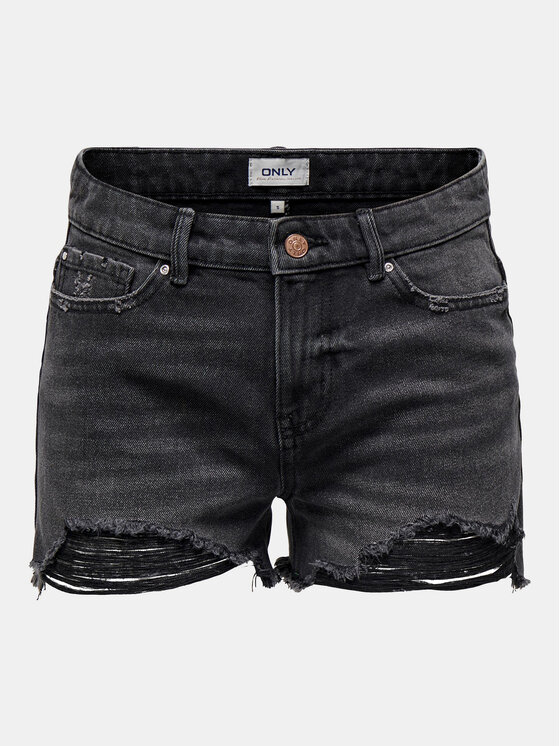 ONLY ONLY Jeansshorts Pacy 15256232 Schwarz Regular Fit