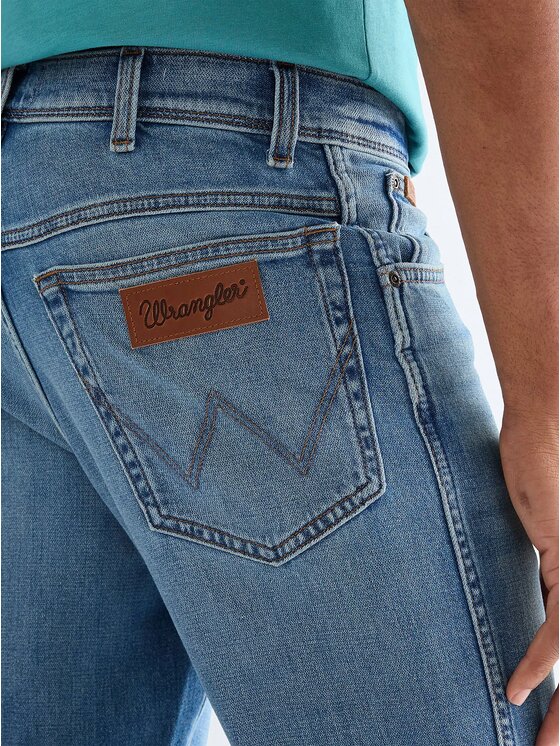 Wrangler Wrangler Jeansy TEXAS SLIM Niebieski Slim Fit