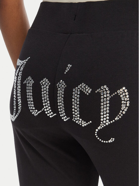 Juicy Couture Juicy Couture Spodnie dresowe Christine JCWBJ126309 Czarny Flared Leg