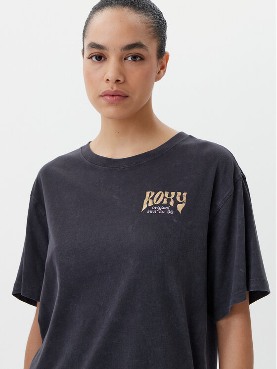 Roxy Roxy Tricou ERJZT05905 Gri Oversize