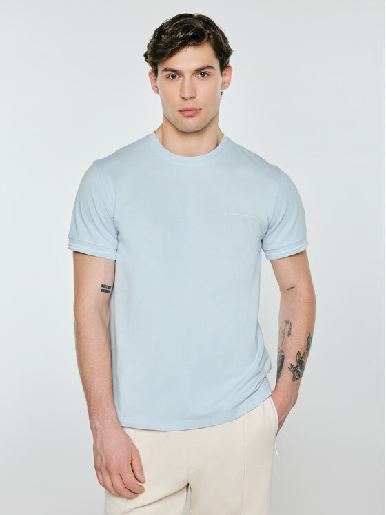 BIG STAR BIG STAR T-Shirt WLADER Niebieski Basic Fit