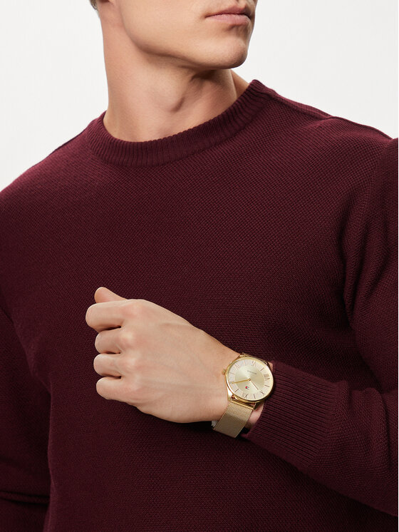 Tommy Hilfiger Tommy Hilfiger Zegarek Becker 1710515 Złoty