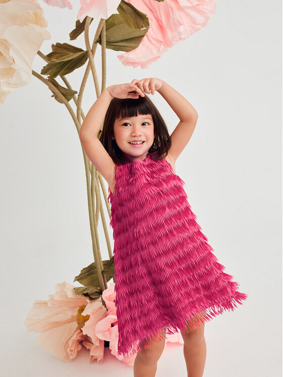 Abel & Lula Abel & Lula Eleganta kleita 5064 Sarkans Regular Fit