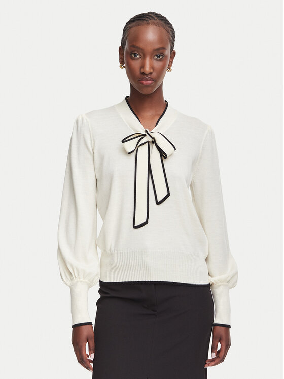 Luisa Spagnoli Luisa Spagnoli Maglione Maggiolone 100461 Crema Regular Fit