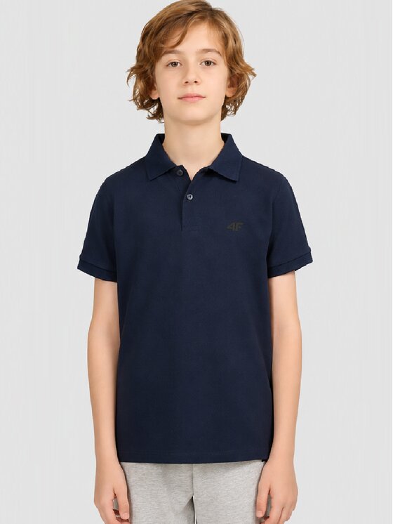 4F 4F Polo 4FJWMM00TPTSM0821 Granatowy Active Fit