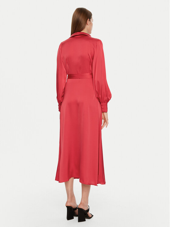 Vila Vila Coctailkleid Ravenna 14093784 Rot Regular Fit