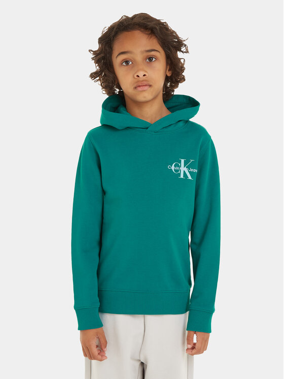 Calvin Klein Jeans Calvin Klein Jeans Суитшърт Small Monogram IU0IU00266 Зелен Regular Fit