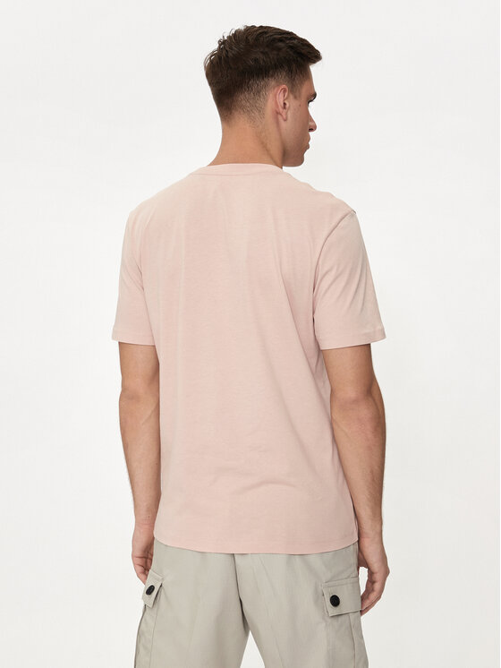 HUGO Hugo Marškinėliai Dulivio 50513309 Rožinė Regular Fit