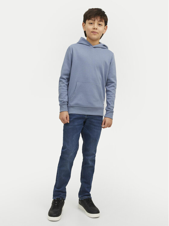 Jack&Jones Junior Jack&Jones Junior Jeans hlače Glenn 12237499 Modra Slim Fit