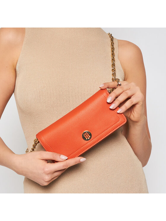 Tommy Hilfiger Sac main Honey Mini Crossover AW0AW08807 Orange