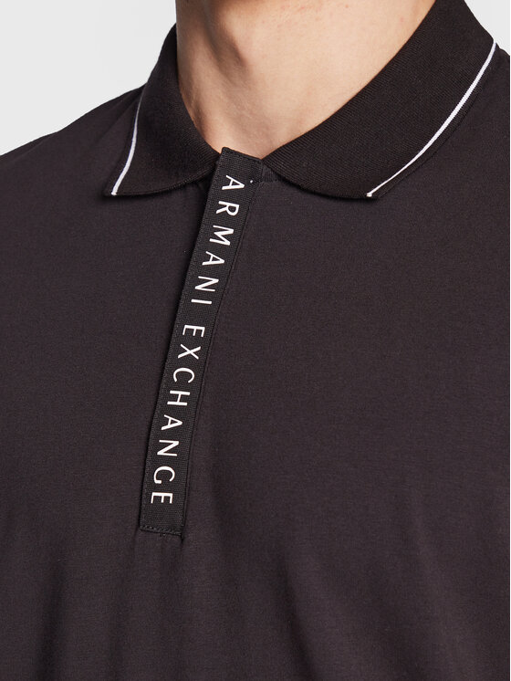 Armani Exchange Armani Exchange Polokošile 8NZF71 ZJH2Z 1200 Černá Regular Fit