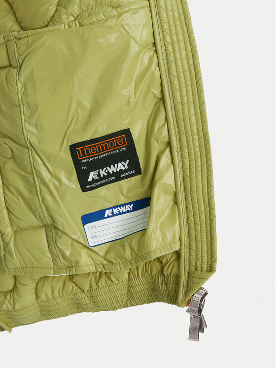 K-Way K-Way Demisezoninė striukė Soje K71421W Žalia Slim Fit