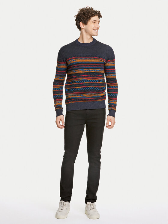 Lindbergh Lindbergh Sweater 30-80042 Sötétkék Slim Fit
