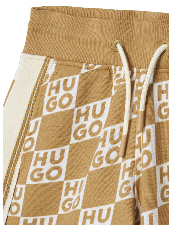 HUGO HUGO Sportske kratke hlače G00999 S Bež Regular Fit