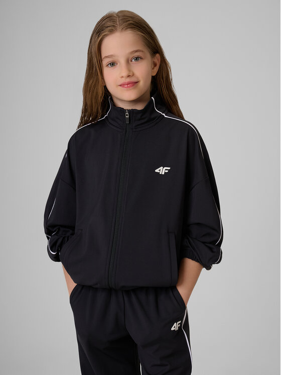 4F 4F Bluza AQUA FORCE Czarny Loose Fit