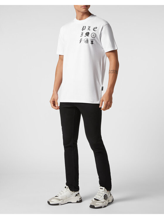 PHILIPP PLEIN PHILIPP PLEIN T-shirt 517 Bianco Regular Fit