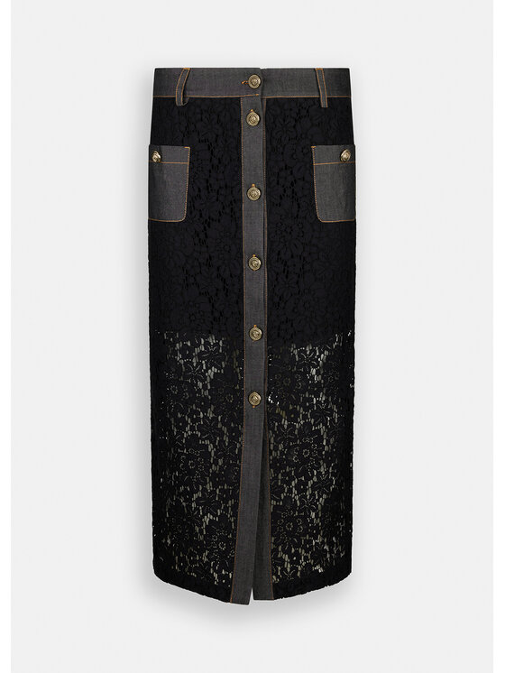 Liu Jo Liu Jo Gonna di jeans UF5207J407888000 Nero Regular Fit