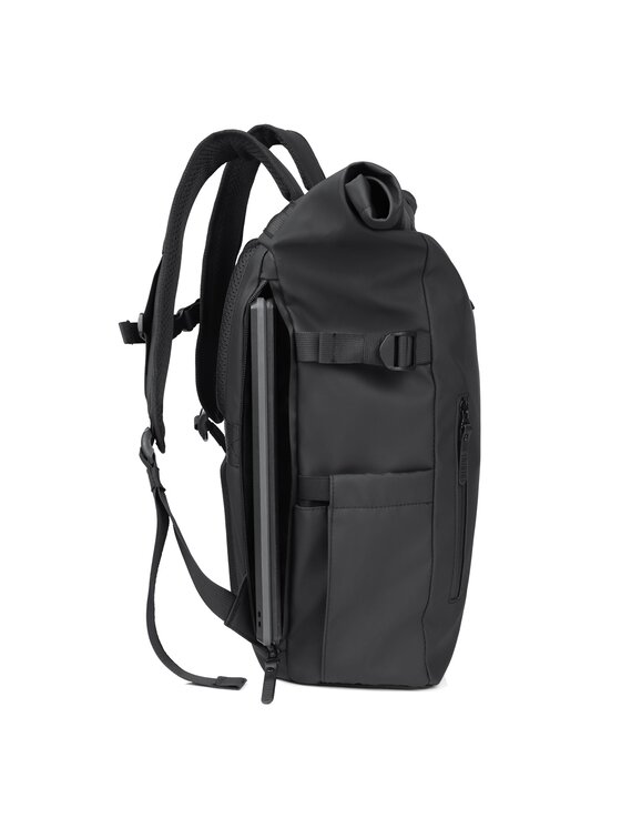 James Hawk James Hawk Plecak Praktyczny plecak typu Rolltop na laptopa 16" Czarny