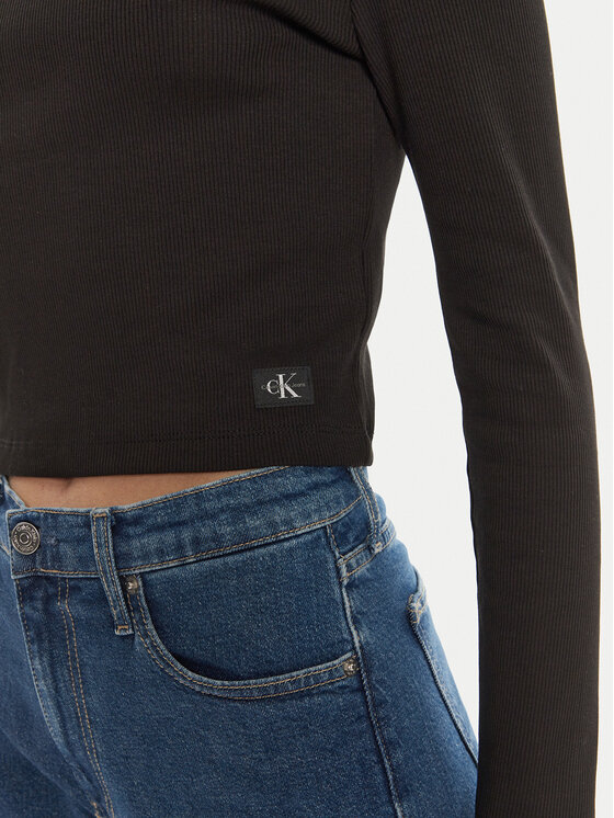 Calvin Klein Jeans Calvin Klein Jeans Rolák J20J224196 Čierna Regular Fit