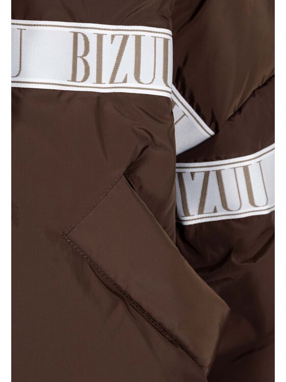 BIZUU BIZUU Vatovaná bunda TOKYO PUFFER WINTER JACKET Hnědá Standard Fit