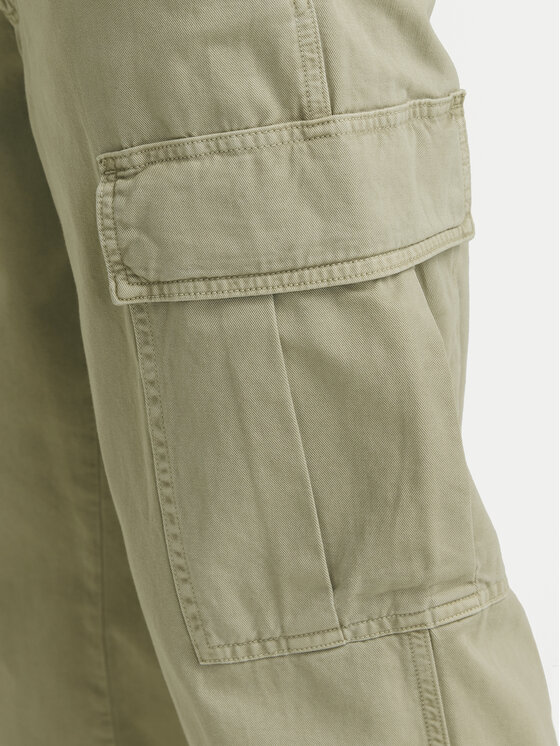 Jack & Jones Jack & Jones Bavlnené nohavice Bill 12269379 Béžová Wide Leg