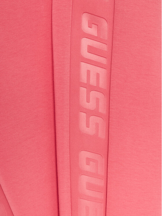 Guess Guess Sportinės kelnės J2YQ24 FL03S Rožinė Regular Fit