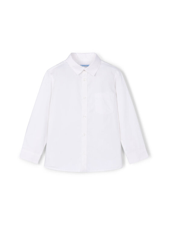 Mayoral Koszula 146 Biały Regular Fit