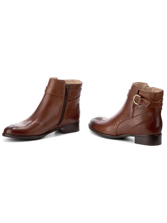 Clarks Bottines Netley Olivia 261285164 Marron Modivo