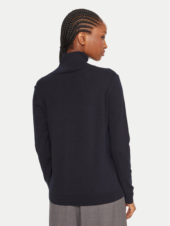 Weekend Max Mara Weekend Max Mara Krekls ar augstu apkakli Kiku 2525366012 Tumši zils Regular Fit