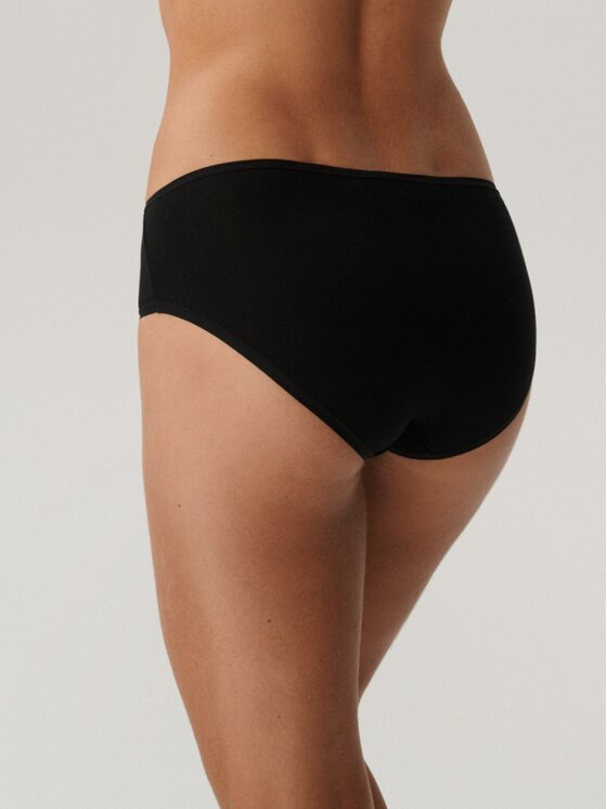 Atlantic Atlantic Figi klasyczne flat elastic classic Czarny