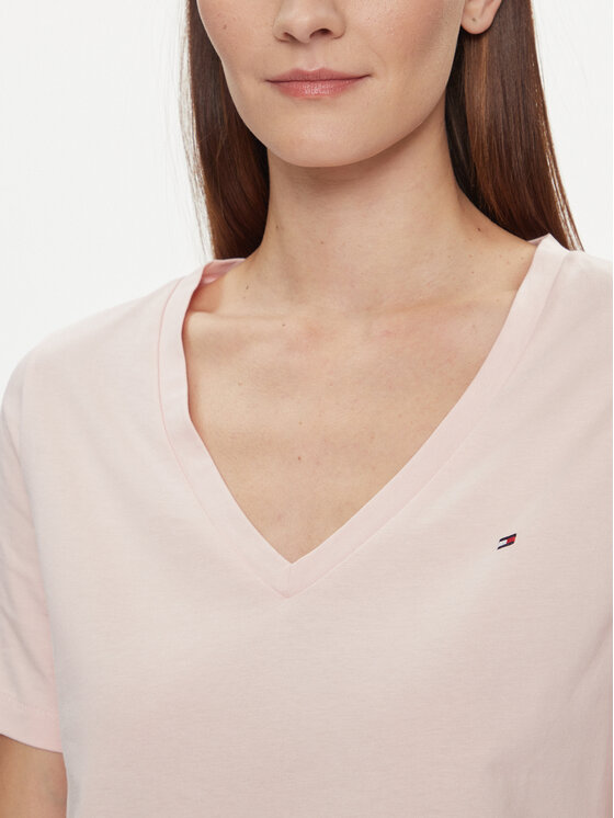 Tommy Hilfiger Tommy Hilfiger Tričko Modern WW0WW39781 Ružová Regular Fit