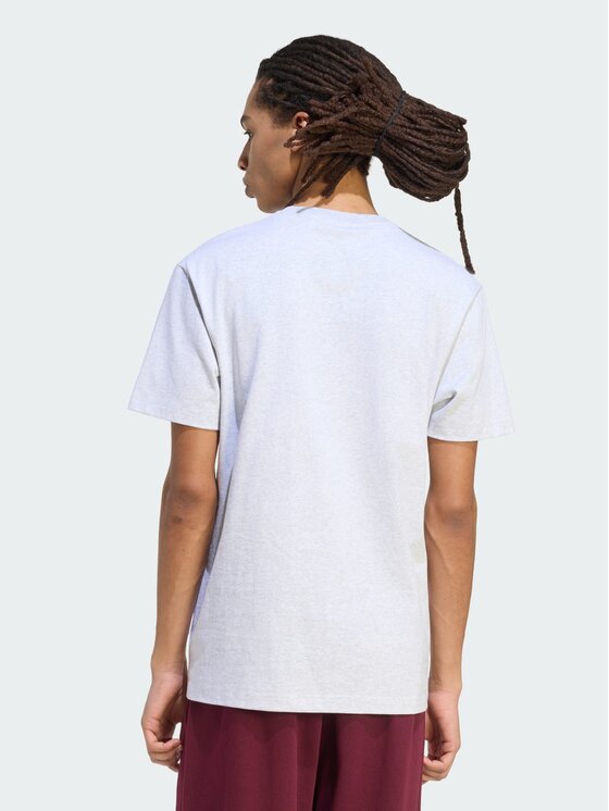 adidas adidas T-Shirt Adidas Kit Small Logo KX1280 Szary Regular Fit