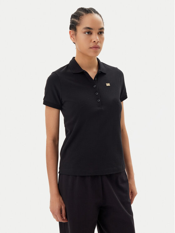Damskie Polo EA7 Emporio Armani, Rozmiar M, Czarne, 7W000030 AF12450 UC001