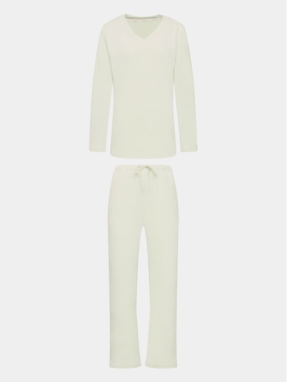 Selmark Selmark Piżama Polar Soft P6273 Zielony Regular Fit