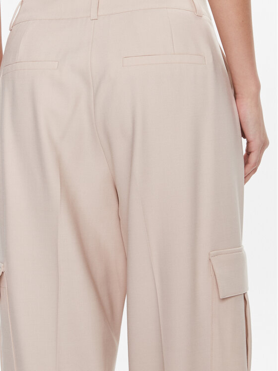 Herskind Herskind Riidest püksid Louise 5011993 Beež Relaxed Fit