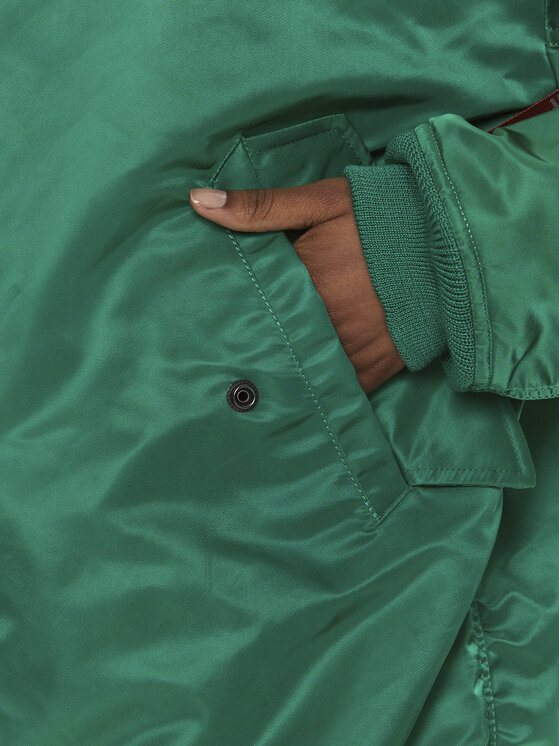 Alpha Industries Alpha Industries Kurtka bomber MA-1 Core 108010 Zielony Regular Fit