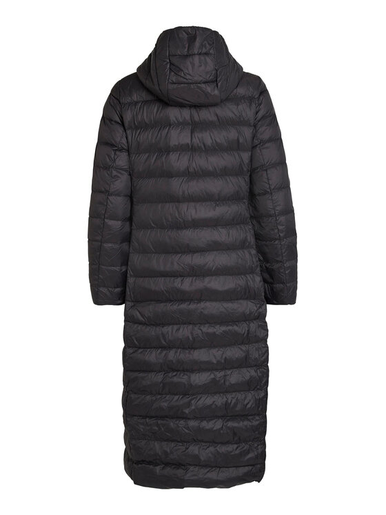 Manya new long light down jacket black discount