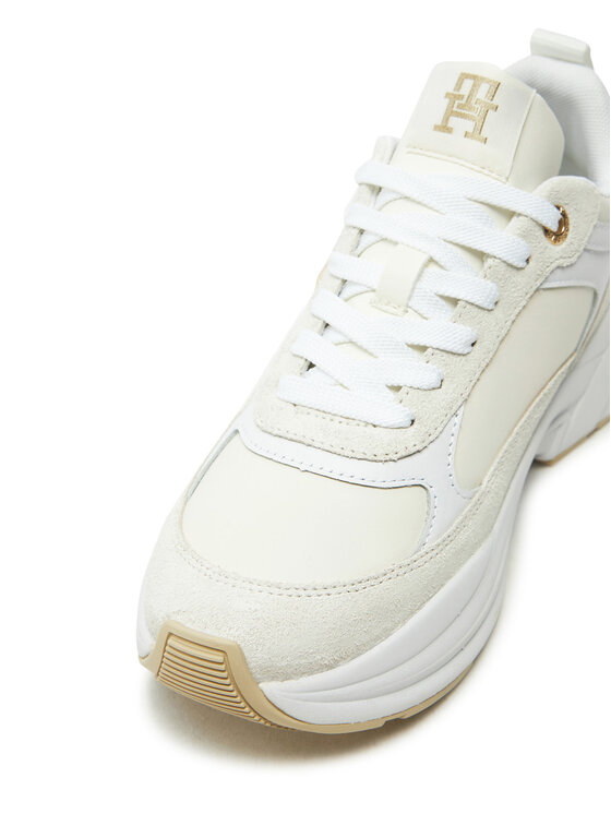 Tommy Hilfiger Tommy Hilfiger Sneakers Th Chunky Feminine Runner FW0FW08616 Écru