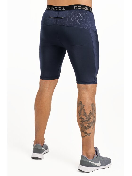 ROUGH RADICAL ROUGH RADICAL Szorty sportowe STONE SHORTS Granatowy Slim Fit