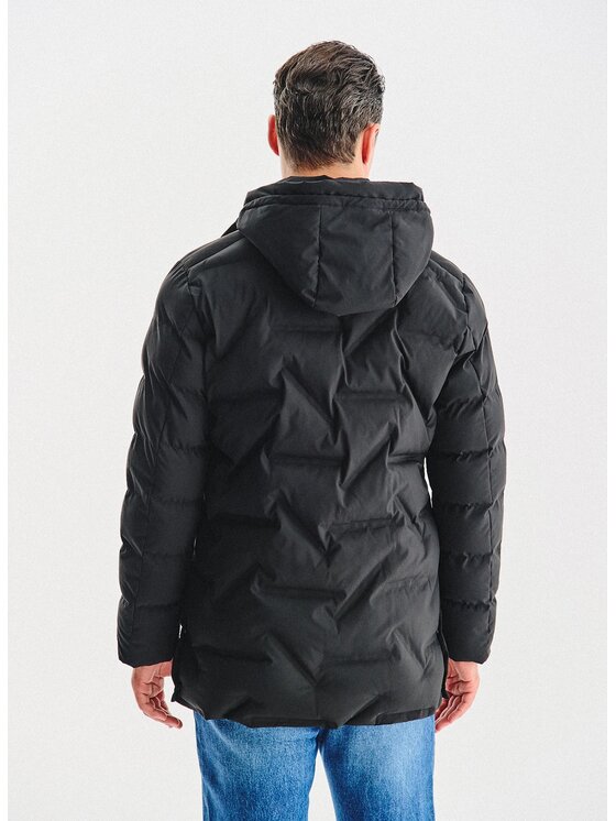 Pako Lorente Pako Lorente Kurtka zimowa P25WN-5X-015 Czarny Classic Fit