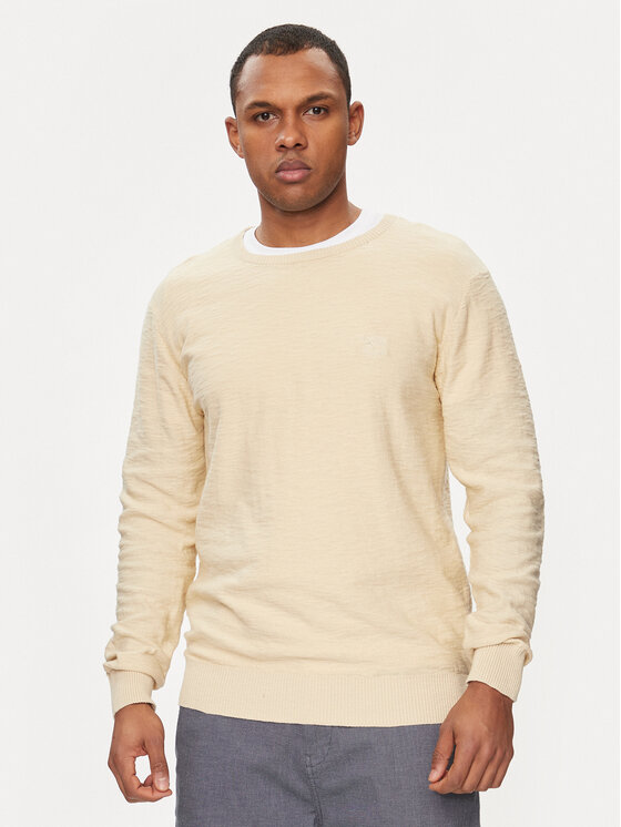 INDICODE INDICODE Sweater Hugolia 30-459 Bézs Regular Fit