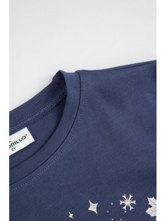 Coccodrillo Coccodrillo T-Shirt ZC6143206LGD-015 Granatowy Regular Fit