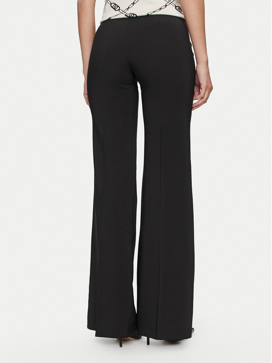 Rinascimento Rinascimento Pantaloni din material CFC0119997003 Negru Regular Fit