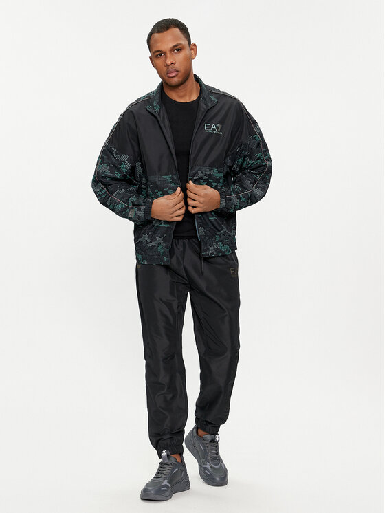 EA7 Emporio Armani Tepláková súprava 3DPV03 PNP6Z 1200 Čierna Regular Fit