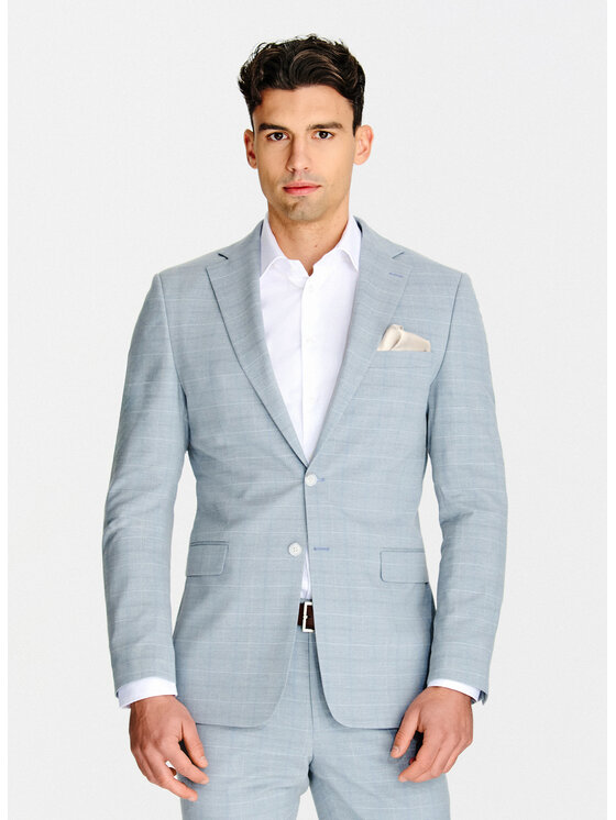 Pako Lorente Pako Lorente Marynarka P26SF-3G-041 Niebieski Slim Fit