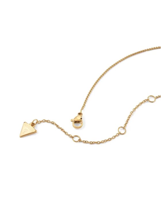 Guess Guess Naszyjnik JUBN05541JW-YG Złoty