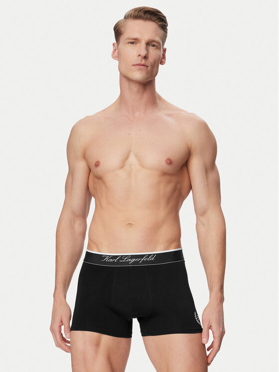 Karl Lagerfeld Jeans Karl Lagerfeld Jeans Комплект боксерки B1M47009 Черен