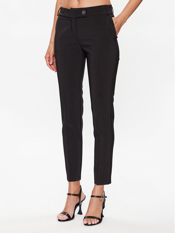 Rinascimento Rinascimento Pantaloni di tessuto CFC0113050003 Nero Regular Fit