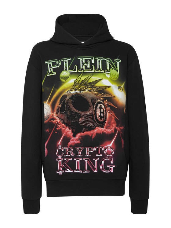 PHILIPP PLEIN PHILIPP PLEIN Bluza 5269 Czarny Regular Fit