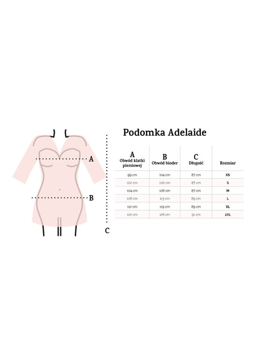 DKaren Lingerie DKaren Lingerie Szlafrok Adelaide Biały Classic Fit